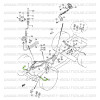 Bremsschlauch vorne 305mm Suzuki 410 und 413