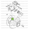 Calliper support screw, Suzuki Santana Samurai