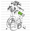 Kolbendichtungssatz Bremssattel AISIN Suzuki 410 und 413