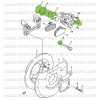 Kit de reparação completo para pinça Lucas/Girling Suzuki Santana Samurai