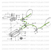 Handbrake cable, long frame, build 2, Suzuki Santana Samurai