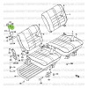 Fastening seaming for seat pullback, Suzuki Santana Samurai