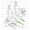 Correderas de asiento delantero del lado del conductor