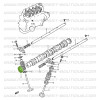 Camshaft seal Suzuki Santana 410 and 413