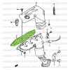 Exhaust manifold seal, Suzuki Santana Samurai and Jimny