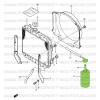 Coolant Expansion Tank, petrol Suzuki Santana 410 and 413