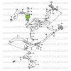 Flat thermostat gasket Suzuki Santana Samurai 410 and 413 (G13A)