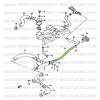 Tubo flessibile di riscaldamento 2 Suzuki Santana 413