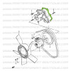 Joint de pompe à eau Suzuki Santana Samurai 413 moteur G13A