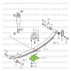 Soporte de ballestas trasero derecho