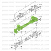 Albero di trasmissione anteriore Suzuki Santana 410 strette