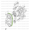 Joint de carter distribution Suzuki Santana 410