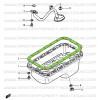 Lower Oil pan seal Suzuki Santana 410