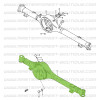 Front axle housing, Suzuki Santana Samurai 4WD