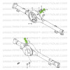 Axle breather valve plug kit, Suzuki Santana Samurai 410, 413 and Jimny