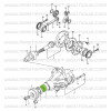 Exterior roller bearing for the differential carrier’s drive pinion Suzuki Santana Samurai