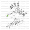 Espaçador para os rolamentos da roda dentada da Suzuki Santana Samurai