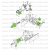 Differential carrier roller bearing kit