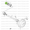 Rear roller bearing protection, Suzuki Santana Samurai