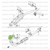 Exhaust manifold to primary tube stud Suzuki Santana Samurai 410