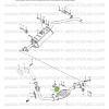 Exhaust silent blocks, 1.9L turbo diesel Suzuki Samurai