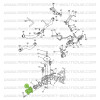 Thermostat pipe Suzuki Santana Samurai 1.9TD  ( Peugeot engine )