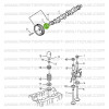 Camshaft seal, 1.9 turbo diesel Suzuki Samurai