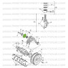 Riemenscheibe Damper Suzuki Santana Vitara D und TD