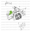 Drive belt idler pulley, TD Suzuki Samurai