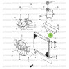 Interruptor térmico do ventilador do radiador Suzuki Santana Samurai TD