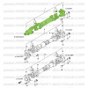 Eje de transmisión caja de transferencia y caja de cambios Suzuki Santana Samurai TD