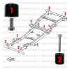 Body Lift Kit +4 cm Suzuki Santana Samurai vor 1998