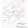 Fijación de soporte de marco lateral derecha de lona Suzuki Santana Vitara