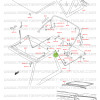 Soporte superior de arco lateral izquierdo de lona Suzuki Santana Vitara