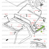 Fixation arrière gauche de bâche Suzuki Santana Vitara MK2