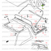 Armature de bâche sur porte arrière Suzuki Santana Vitara MK2