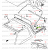 Perno di fissaggio rollbar posteriore della capote Vitara MK2