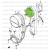 Camshaft pulley Suzuki Santana Vitara 16 valves