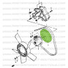 Water pump pulley seal 8-valve Suzuki Santana Vitara