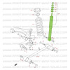 Amortiguador trasero Suzuki Santana Vitara