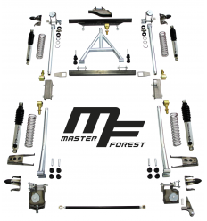 Kit de suspensión MF con muelle helicoidal +10 cm duro 4x4 Suzuki Santana Samurai