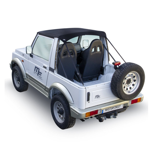 Black soft top for suzuki santana samurai 4WD