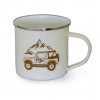 MF Samurai enamel mug, "mountain exploration"