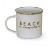 MF Jimny enamel mug, "beach exploration"