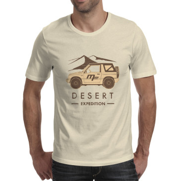 Camiseta beis MF "Vitara desert expedition"