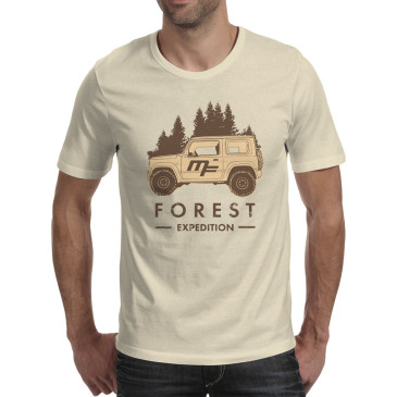 Camiseta beis MF "New Jimny forest expedition"