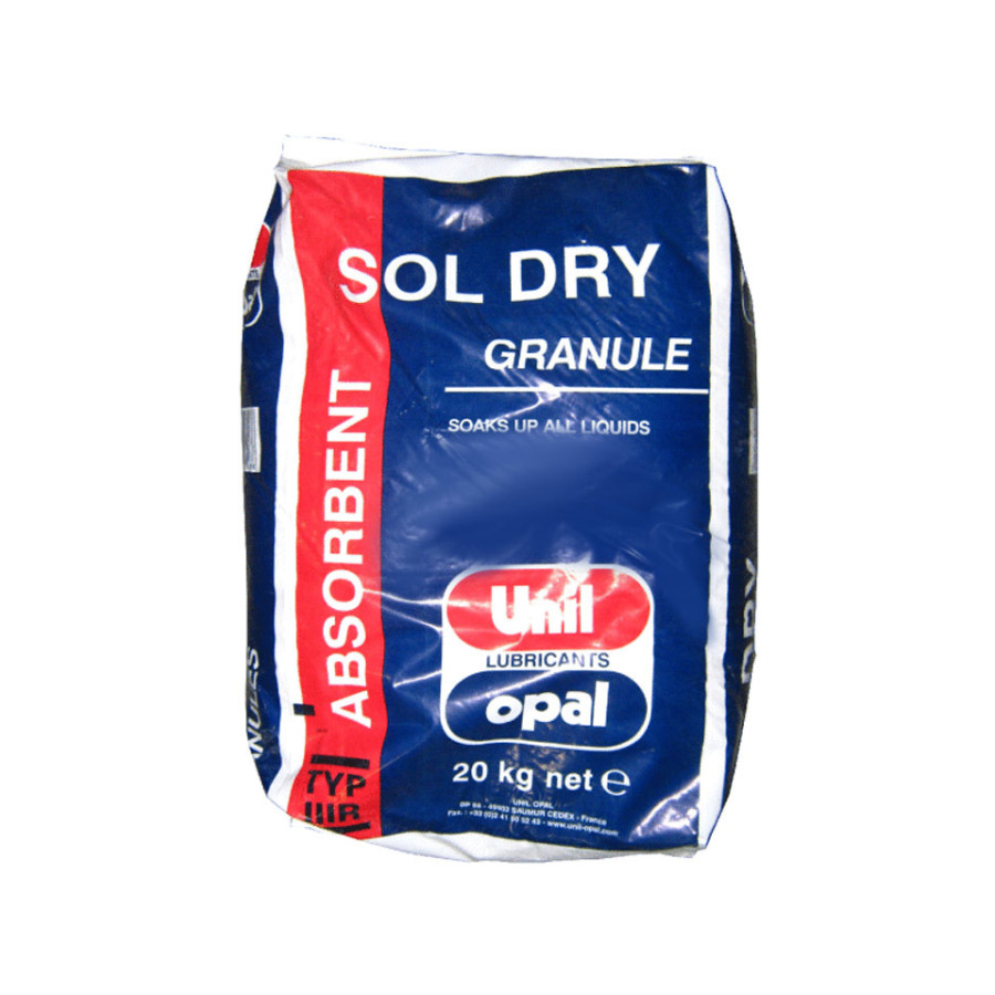 Absorbant SOLDRY poudre 20kg Unil Opal