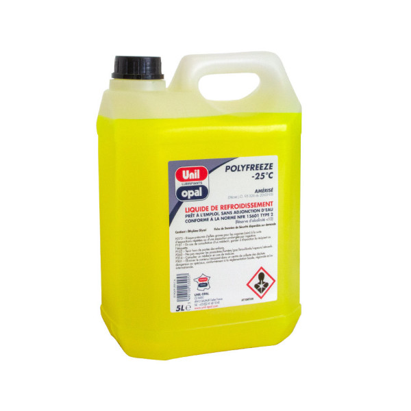 Líquido refrigerante Polyfreeze -25 ºC 5 L Unil Opal