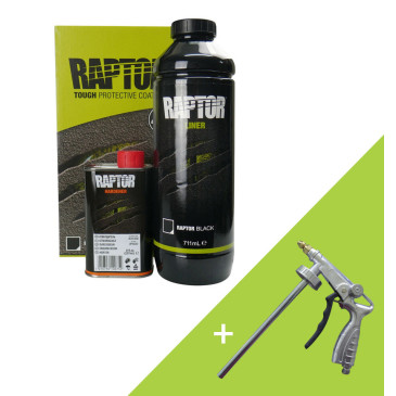 KIT 1 BOUTEILLE RAPTOR NOIR