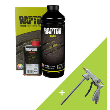 Kit 1 botella Raptor teñible + pistola ajustable